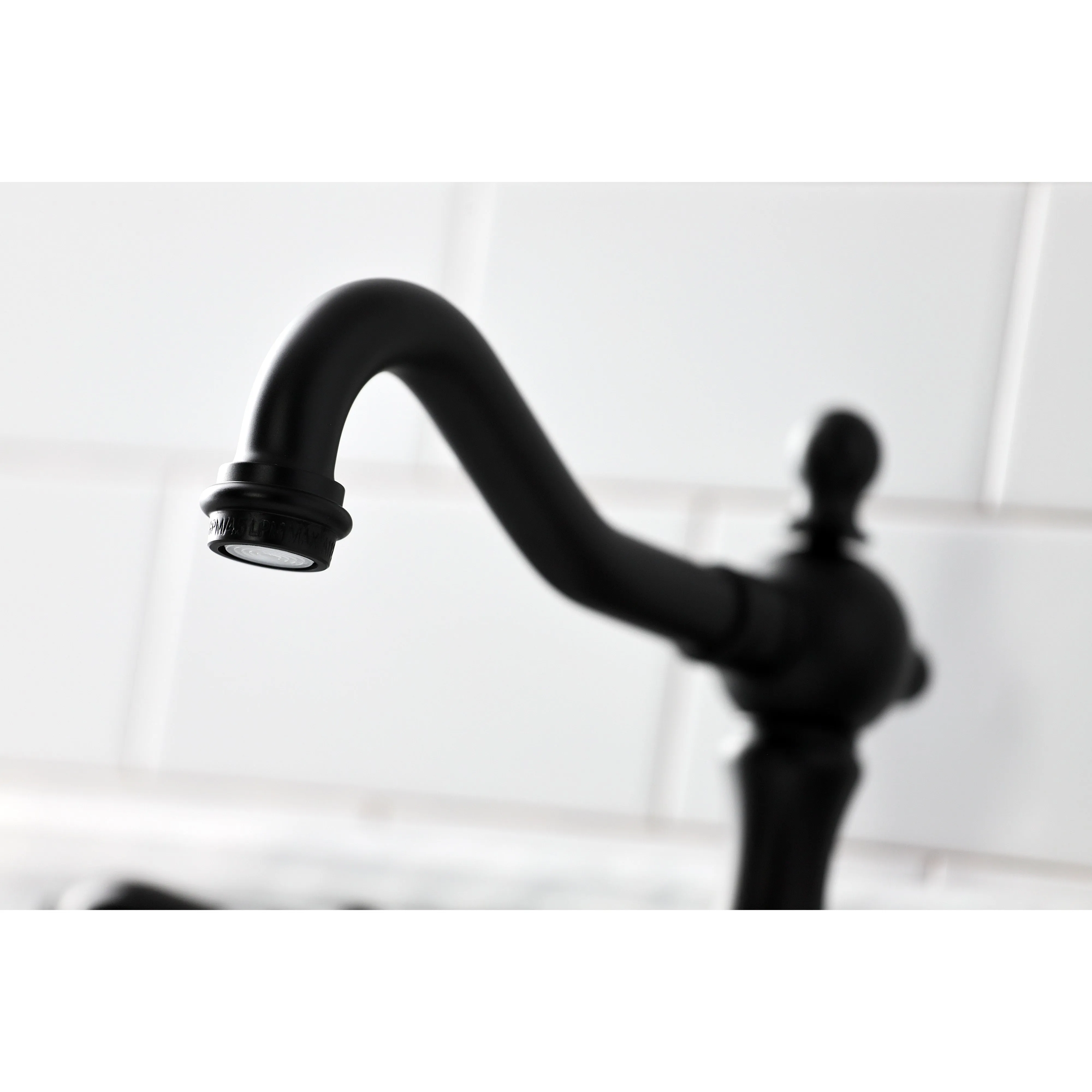 Widespread Bathroom Faucet w/ Brass Pop-Up