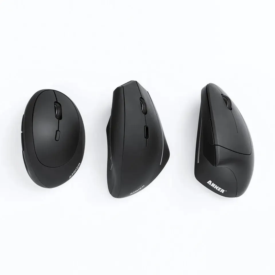 Wireless Vertical Ergonomic Optical Mouse A7852