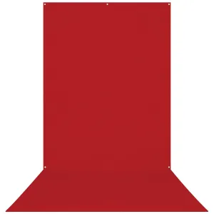 X-Drop Wrinkle-Resistant Backdrop - Scarlet Red (5' x 12')