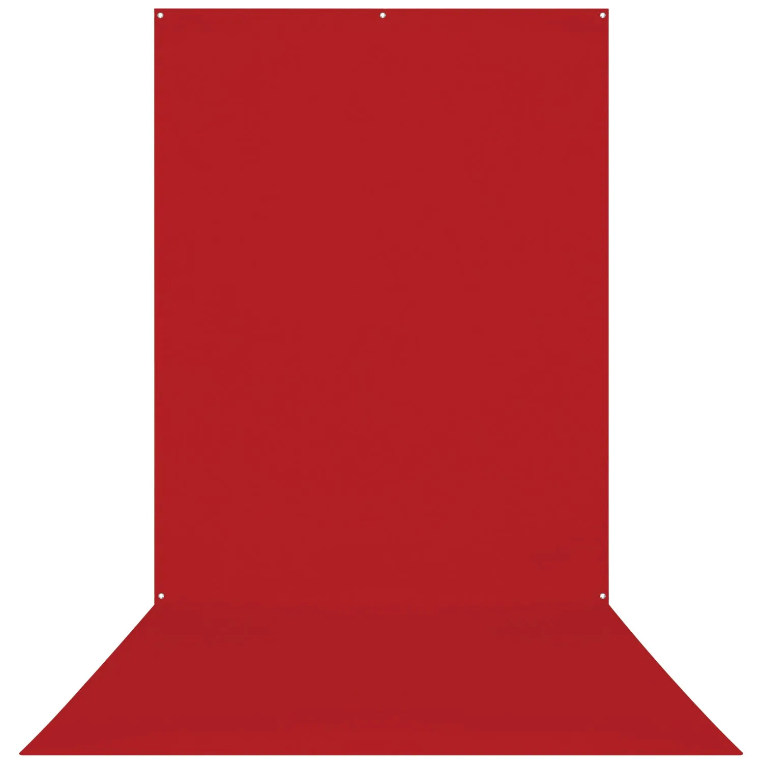 X-Drop Wrinkle-Resistant Backdrop - Scarlet Red (5' x 12')