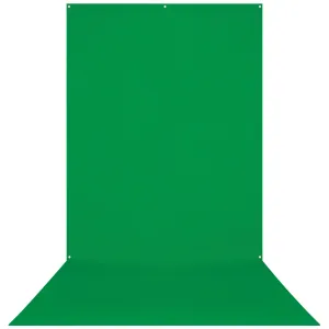 X-Drop Wrinkle-Resistant Sweep Backdrop - Chroma-Key Green Screen (5' x 12')